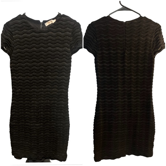 Tory Burch Dresses & Skirts - Tory Burch Black/ Metallic Knit Dress Sz Small